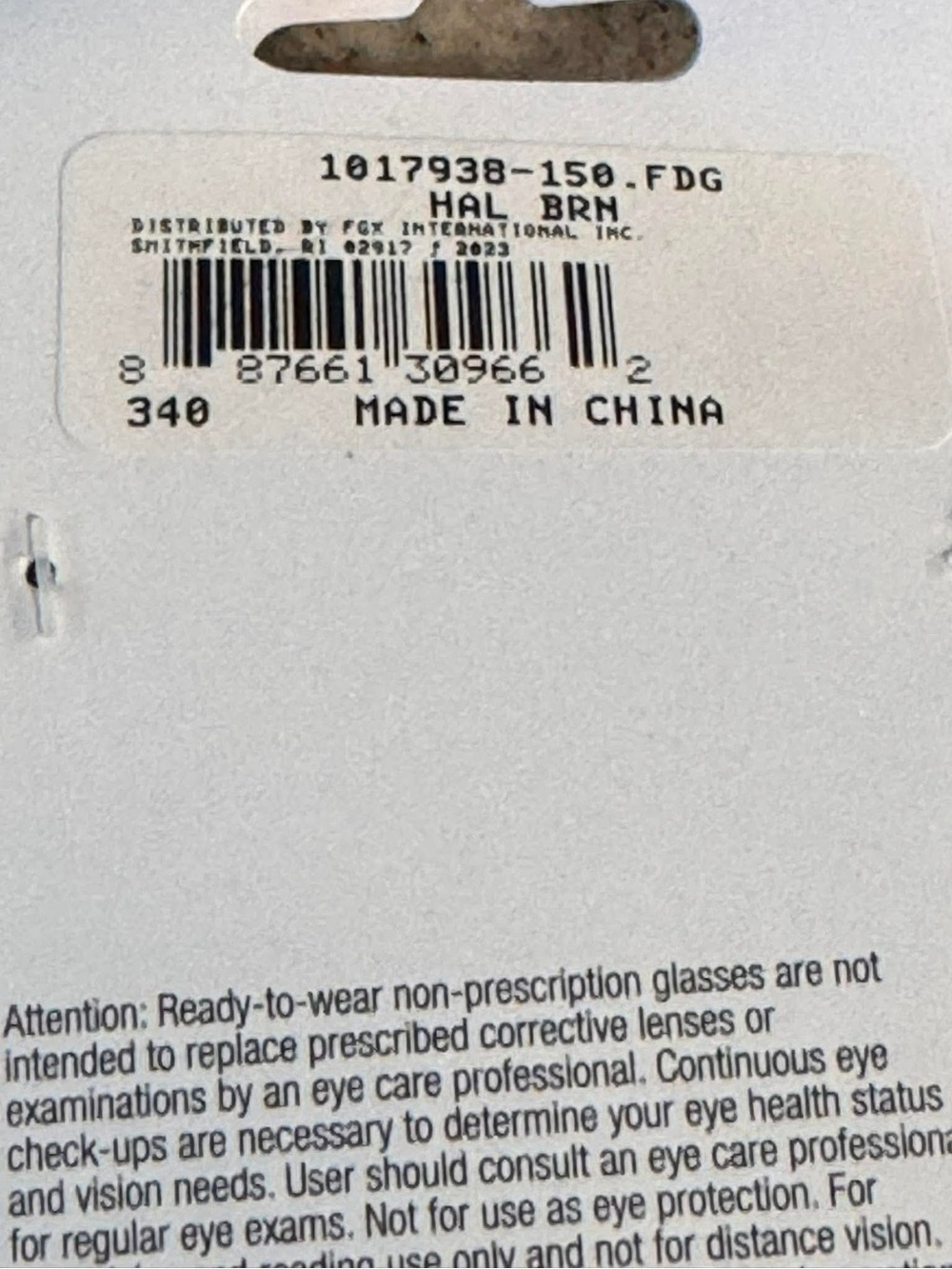 Essentials Brown Rimless Reading Glasses +1.50 - Picture 5 of 5